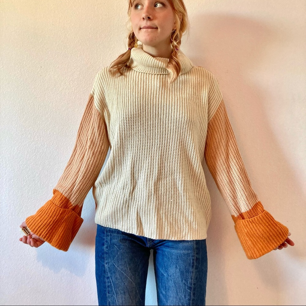 🚫SOLD🚫Chunky color block turtle neck - Picture 3 of 7